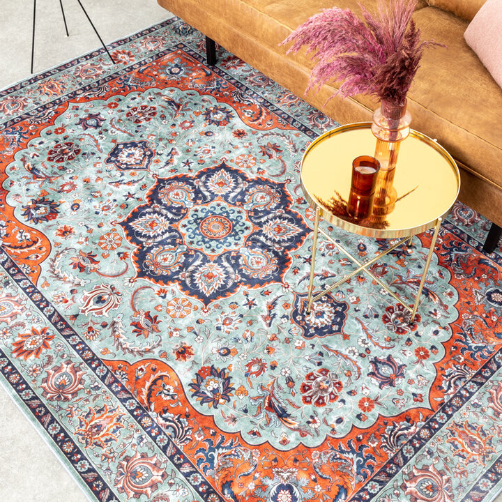 Tapis vintage - Imagine Medaillon Vert - 3