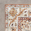 Tapis ovale à poils longs - Santo Medaillon Terracotta - thumbnail 4