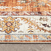 Tapis ovale à poils longs - Santo Medaillon Terracotta - thumbnail 5