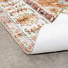 Tapis ovale à poils longs - Santo Medaillon Terracotta - thumbnail 6