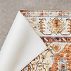 Tapis ovale à poils longs - Santo Medaillon Terracotta - thumbnail 7