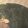 Tapis rond en jute pour l'extérieur - Clean Vert - thumbnail 4