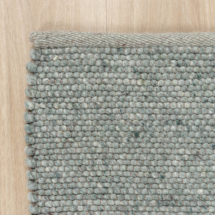 Tapis en laine - Wise Vert - 5