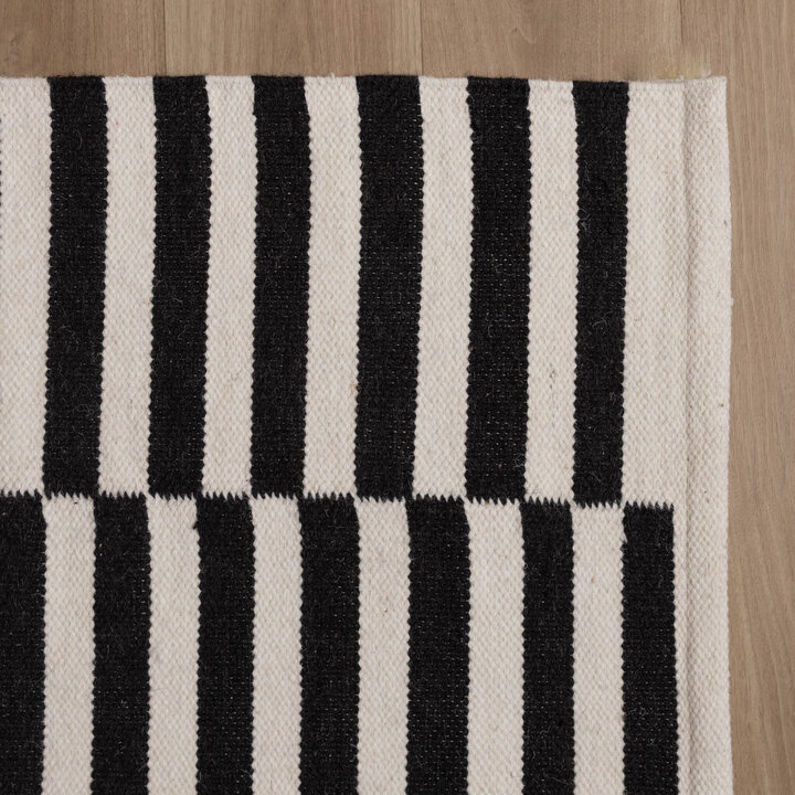Couloir lavable - Dazzle Blocks Noir/Blanc - 5