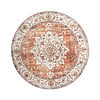 Tapis intérieur et extérieur - Santo Medaillon Terracotta - thumbnail 1