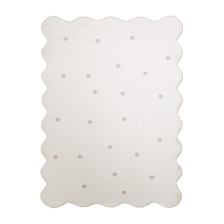 Tapis lavable - Cloudy Stippen Blanc - 1