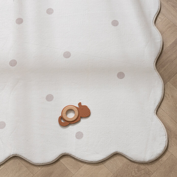 Tapis lavable - Cloudy Stippen Blanc - 4