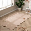 Tapis lavable - Cloudy Stippen Beige - thumbnail