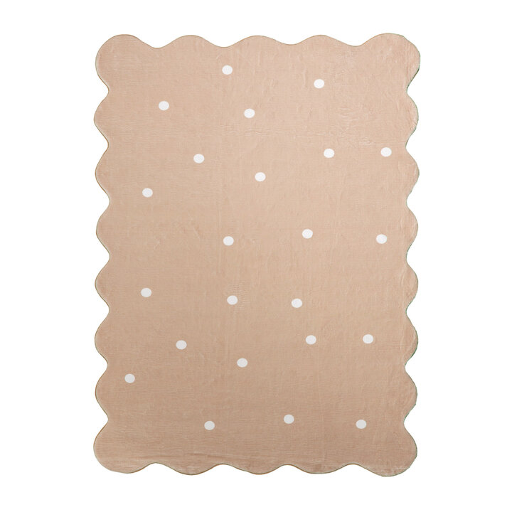 Tapis lavable - Cloudy Stippen Beige - 1