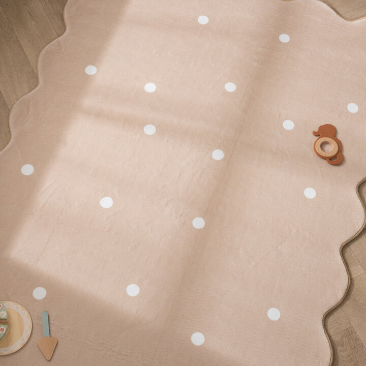 Tapis lavable - Cloudy Stippen Beige - 2