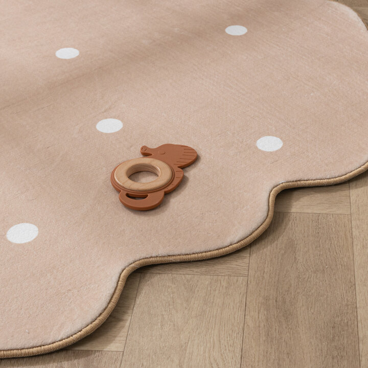 Tapis lavable - Cloudy Stippen Beige - 5