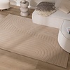 Tapis moderne intérieur et extérieur - Charm Arches Beige - thumbnail