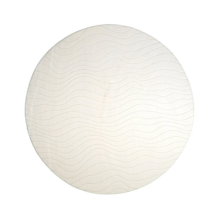 Tapis marbré - Charm Waves Blanc - 1