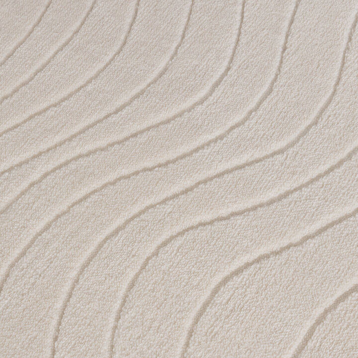 Tapis marbré - Charm Waves Blanc - 4