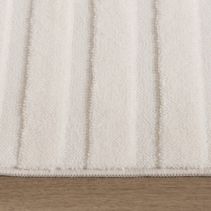 Tapis moderne intérieur et extérieur - Charm Curves Blanc - 6