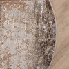 Sous-tapis antidérapant rond - Xavier Scratch Taupe/Rouge - thumbnail 4