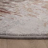 Sous-tapis antidérapant rond - Xavier Scratch Taupe/Rouge - thumbnail 5