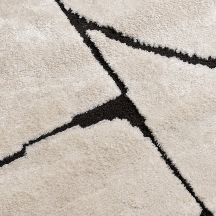 Tapis d'extérieur - Yori Blocks Crème/Noir - 4