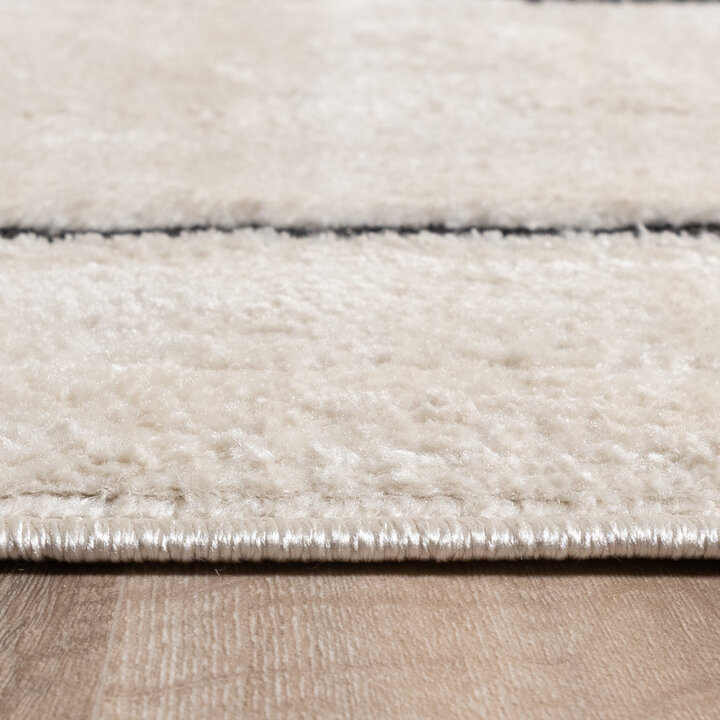 Tapis d'extérieur - Yori Blocks Crème/Noir - 6