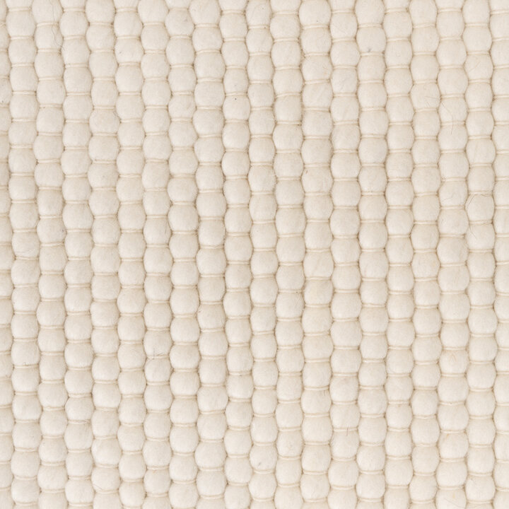 Tapis ovale en laine - Feline Blanc - 3