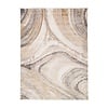 Tapis organique en laine - Leonore Noce Crème/Marron - thumbnail 1