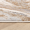 Tapis organique en laine - Leonore Noce Crème/Marron - thumbnail 5
