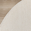 Tapis abstrait lavable - Feline Blanc - thumbnail 5