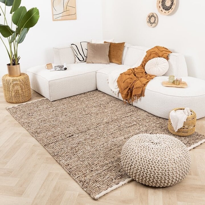 Tapis en laine - Nero Marron/Mélangé