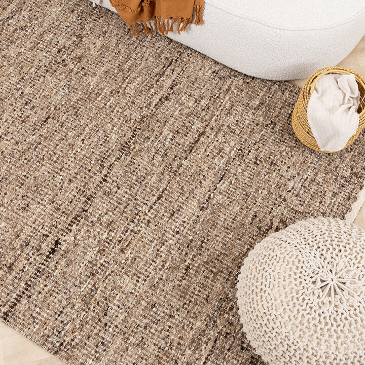 Tapis en laine - Nero Marron/Mélangé - 3