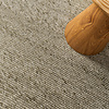 Tapis en laine - Feline Vert Olive/Mélangé - thumbnail 3