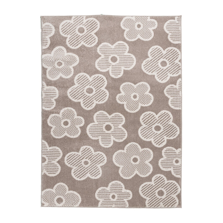 Tapis d'extérieur violet - Bowie Bloem Taupe - 1