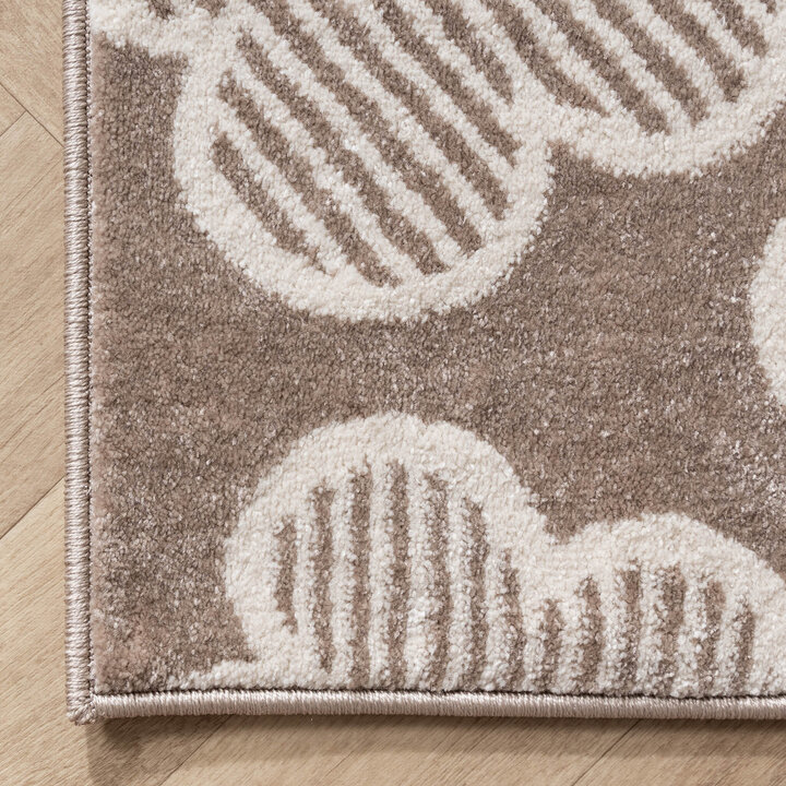Tapis d'extérieur violet - Bowie Bloem Taupe - 4