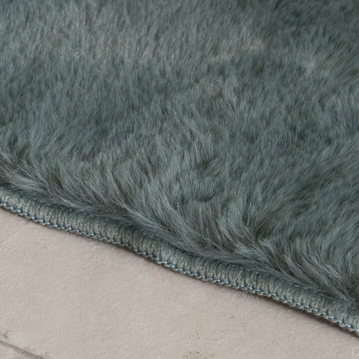 Tapis d'extérieur rond à fleurs - Cody Vert - 4