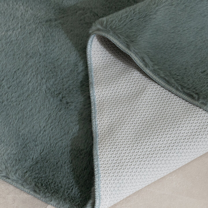 Tapis d'extérieur rond à fleurs - Cody Vert - 5