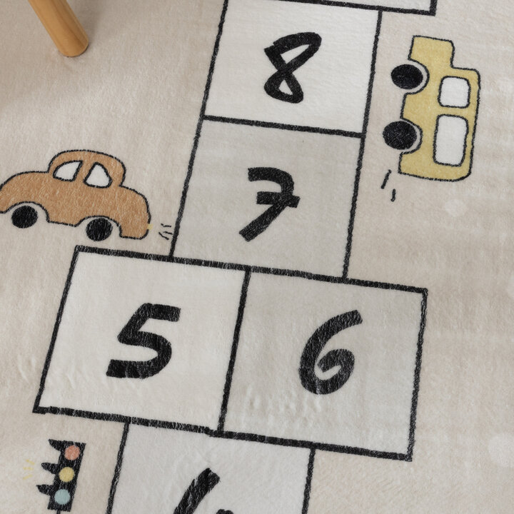 Tapis d'extérieur à fleurs - Ruby Auto Beige - 3