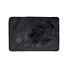 Tapis d'extérieur rond à fleurs - Cody Anthracite - thumbnail