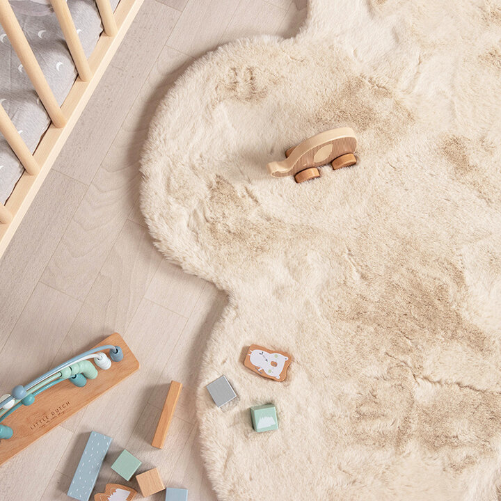 Tapis pour enfants - Huggy Wolk Crème - 2