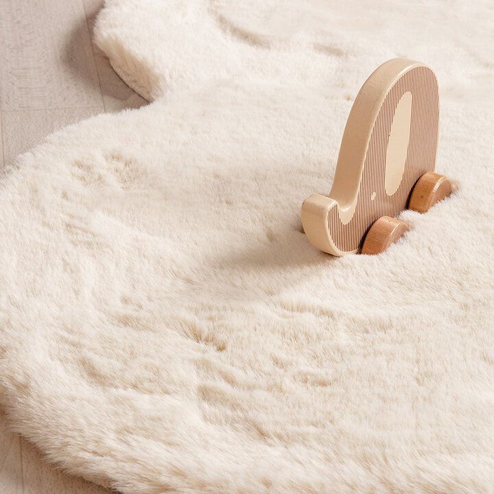 Tapis pour enfants - Huggy Wolk Crème - 4