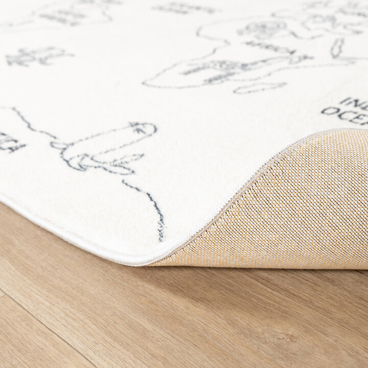 Tapis pour enfants - Globe Crème - 6