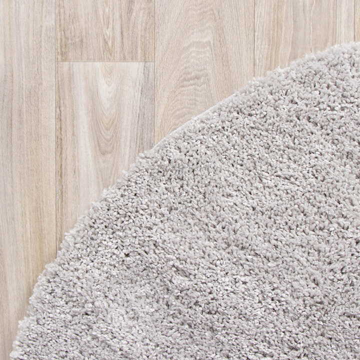 Tapis rond à poils longs - Lofty Gris Clair - 6