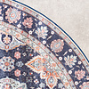 Tapis vintage rond - Imagine Oriental Bleu - thumbnail 4