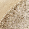 Tapis rond à poils longs - Glorious Champagne/Crème - thumbnail 5