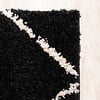Tapis à poils longs - Grand Lines Noir/Crème - thumbnail 6