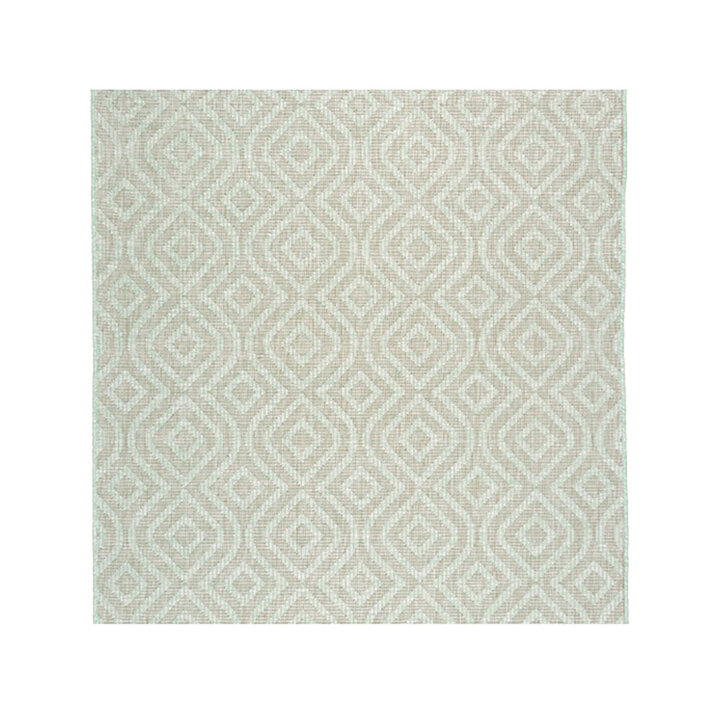Tapis d'extérieur carré - Summer Retro Menthe - 1