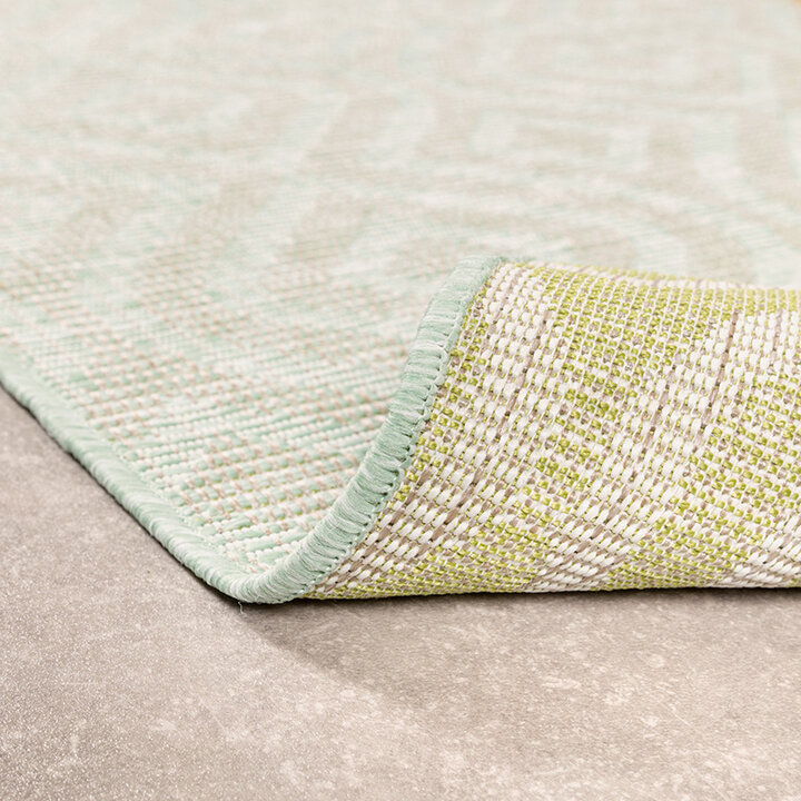 Tapis d'extérieur carré - Summer Retro Menthe - 8