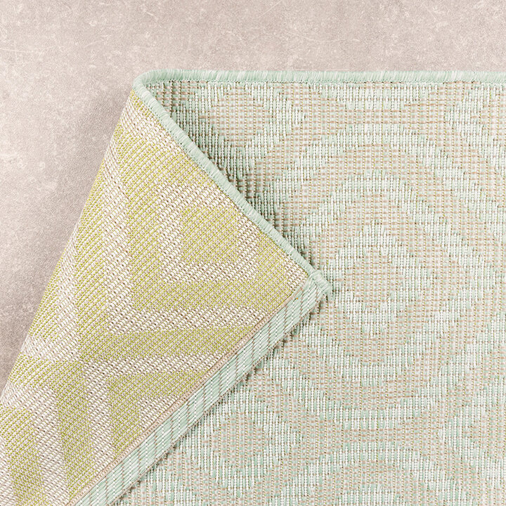 Tapis d'extérieur carré - Summer Retro Menthe - 9