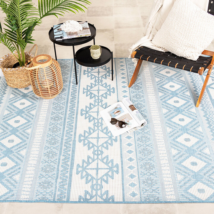 Tapis d'extérieur - Summer Beyond Bleu Clair - 3
