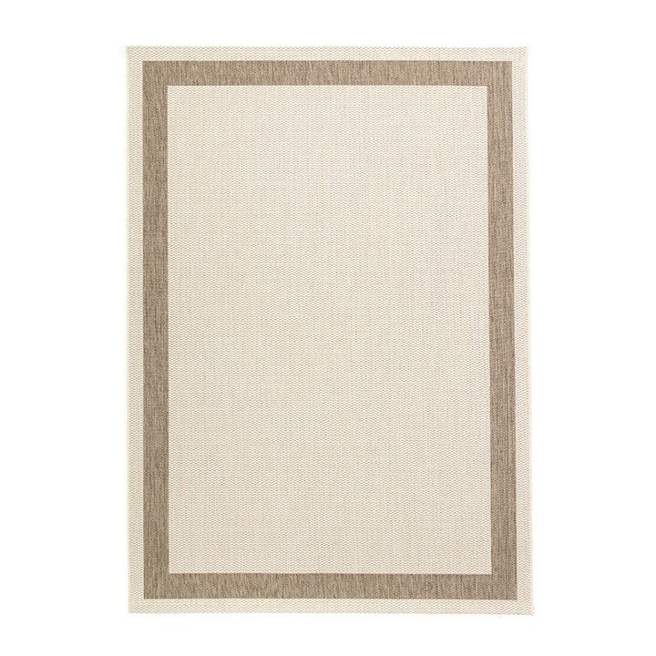 Tapis d'extérieur en jute - Nomad Edge Crème - 1