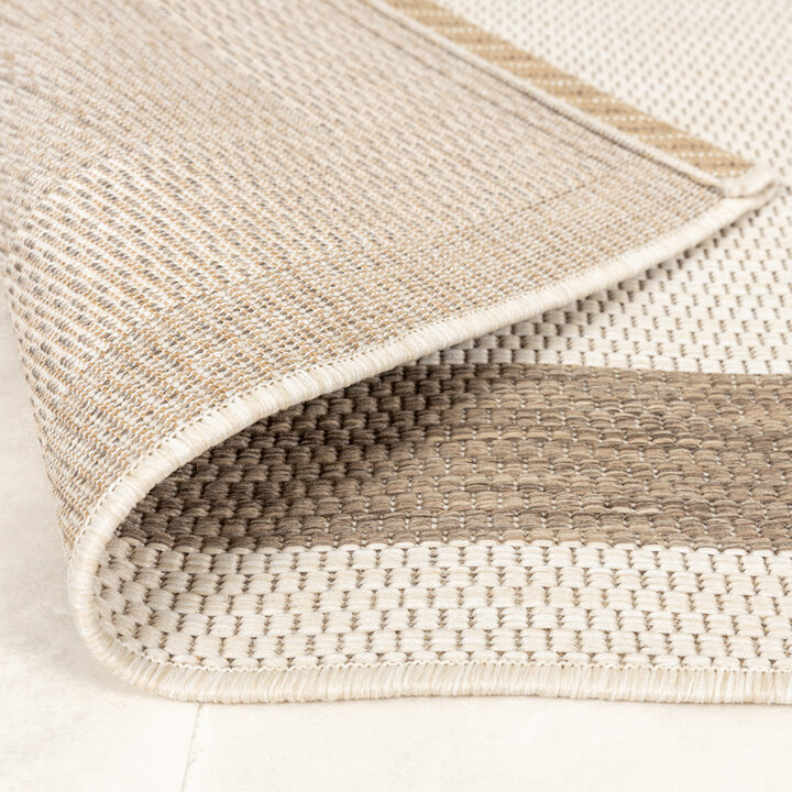 Tapis d'extérieur en jute - Nomad Edge Crème - 7