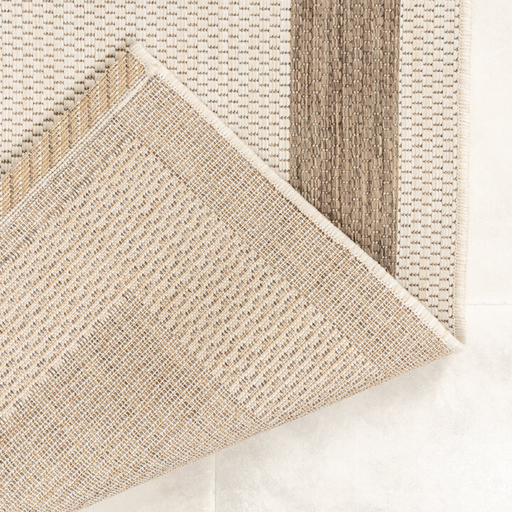 Tapis d'extérieur en jute - Nomad Edge Crème - 8